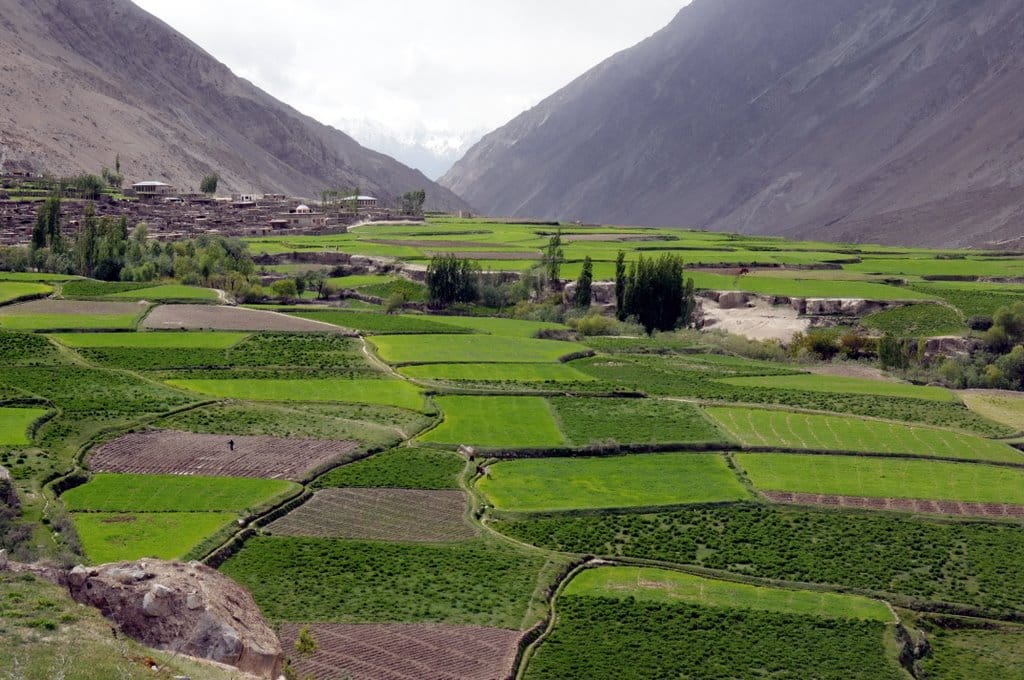 Arriving at Hispar Village, after crossing hisar la pass.