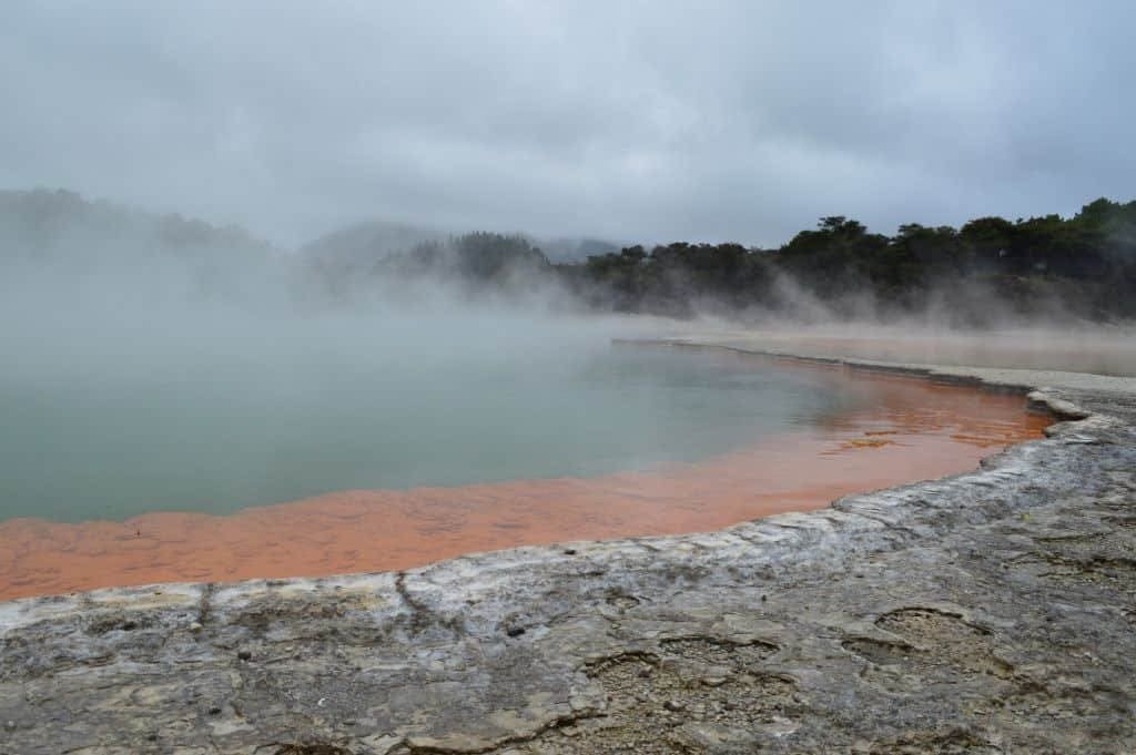 Champagne Pool - Yes it really is that orange!