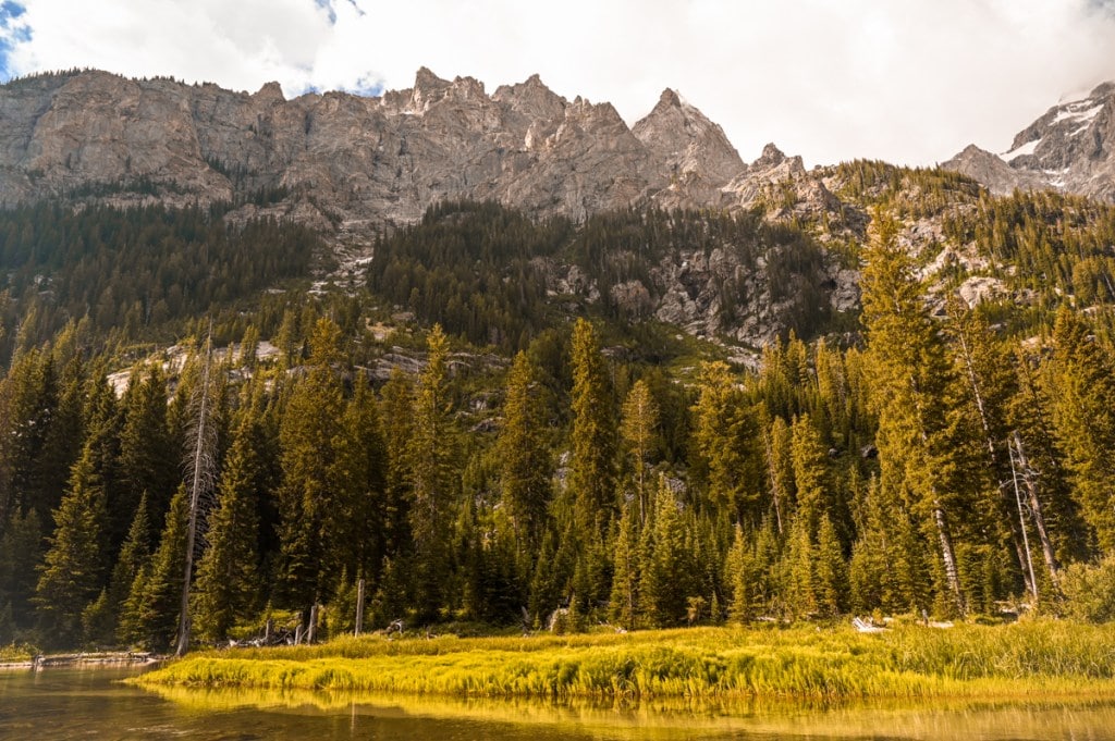views from Cascade Canyon, past Inspiration Point in Grand Teton