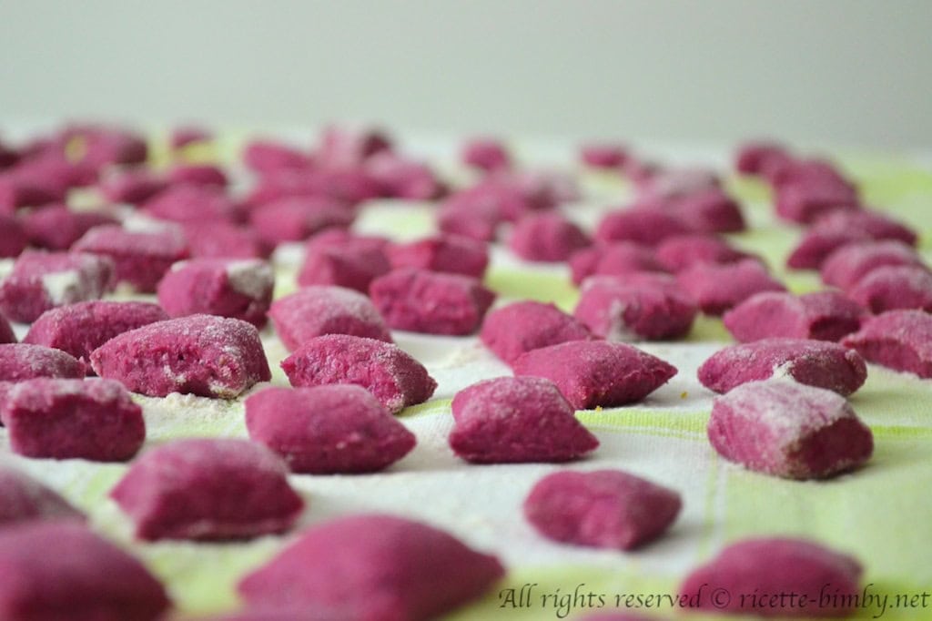 Gnocchi di barbabietola bimby