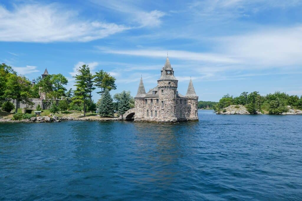 travel, waters, architecture, heaven, tourism, thousand islands, boldt castle, canada, usa, border, boat, blue, building, old, blue sky, historical, landscape, vacations, thousand islands, thousand islands, thousand islands, thousand islands, thousand islands, boldt castle, boldt castle, boldt castle