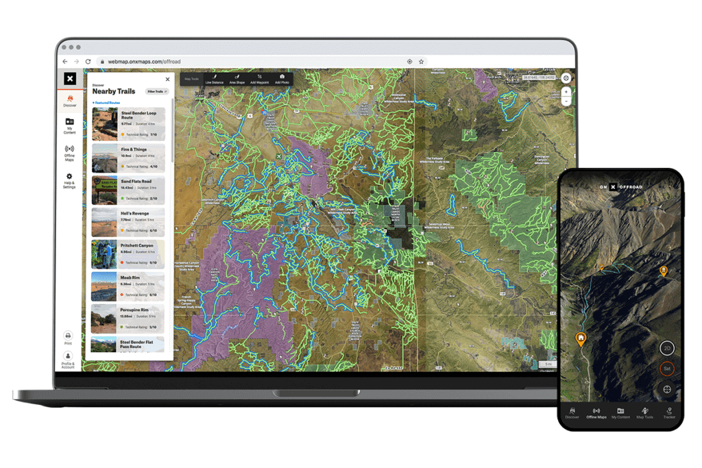 OnX Off Road GPS App