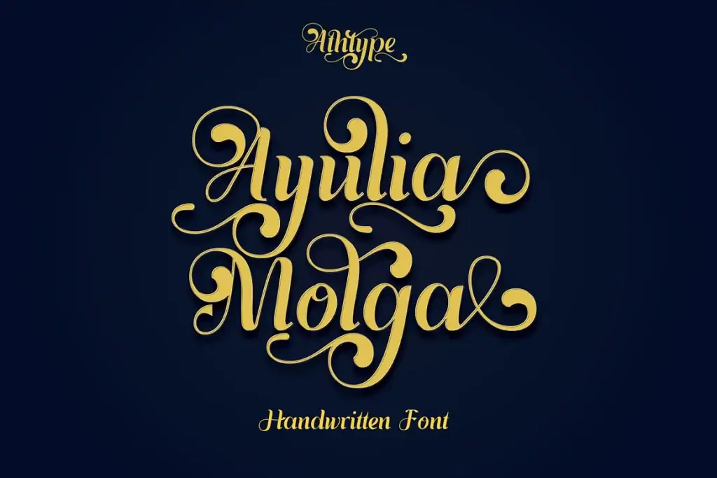Ayulia Molga Handwritten Font