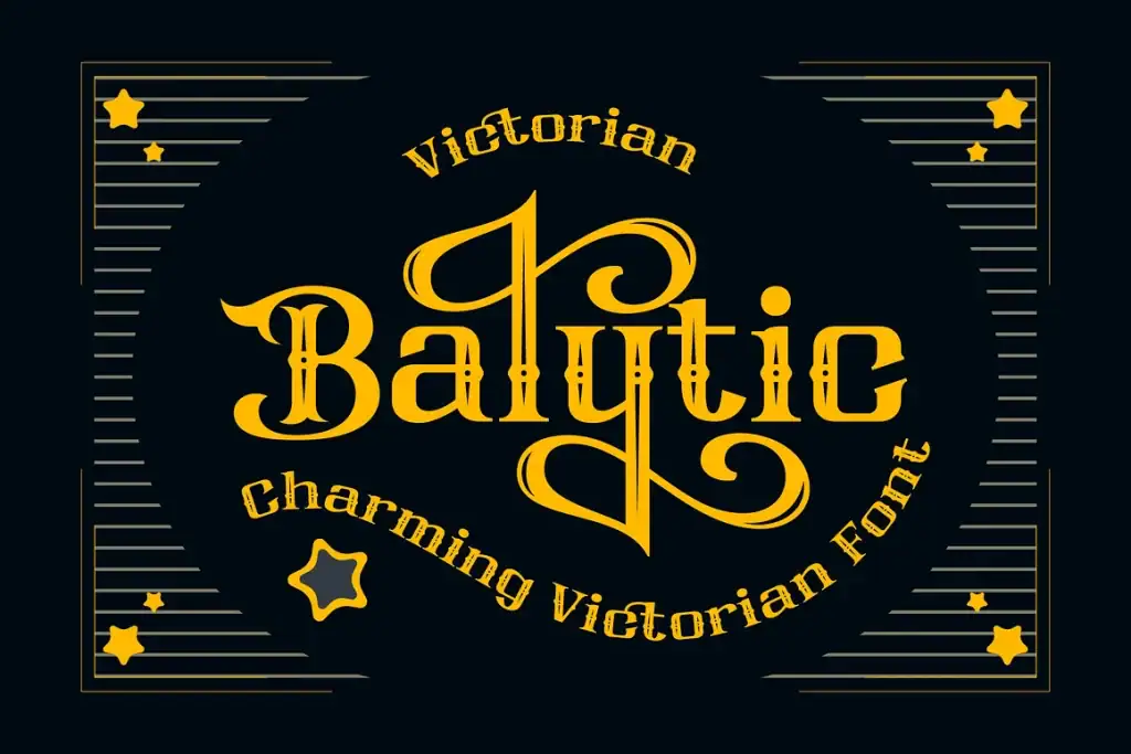 Balytic Charming Victorian Font