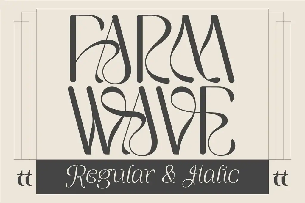 Farm Wave – Elegant Beauty Font