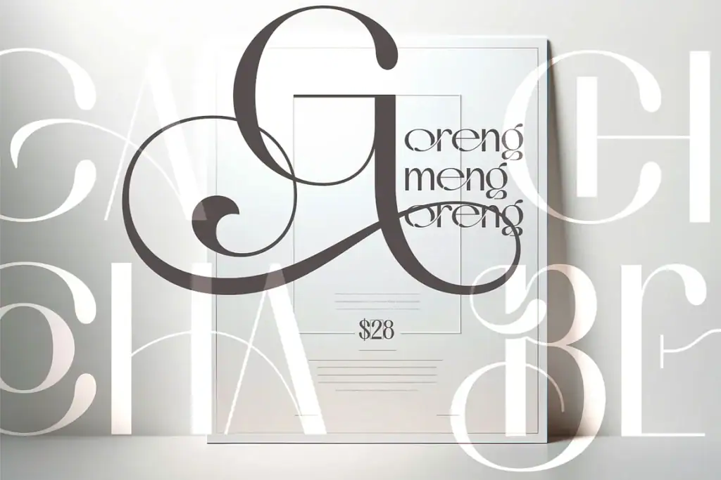 Qonoha A Simple Elegant Font