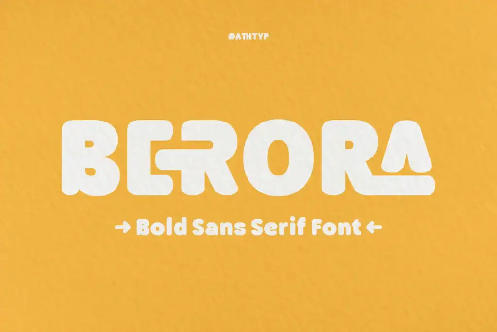 Berora – Bold Sans Serif Font