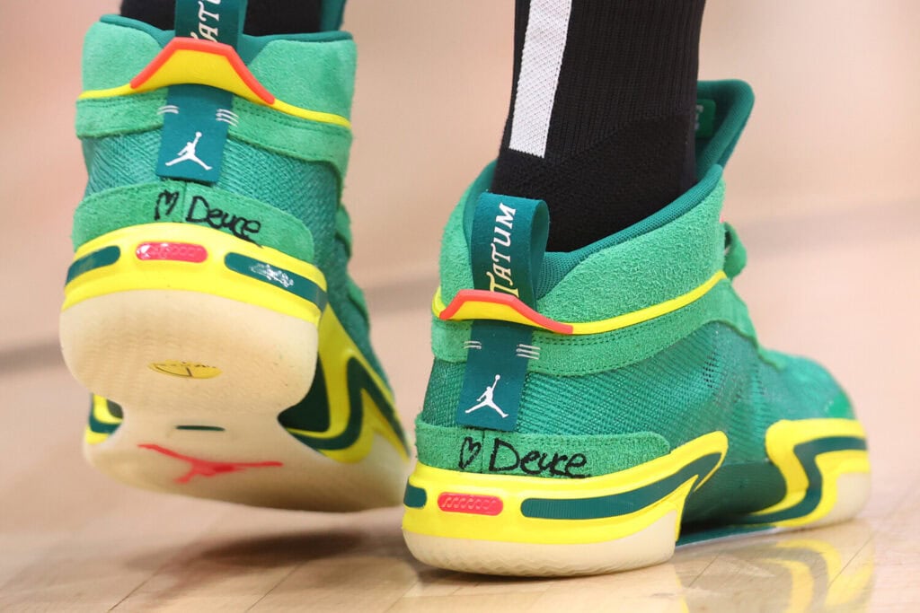 Jayson Tatum to debut 'Back to the Future'-style shoes during Celtics game