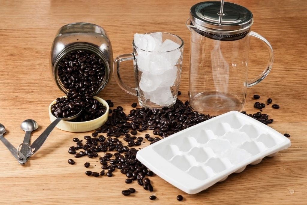french press iced coffee