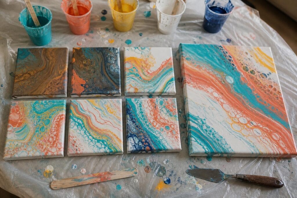 Color Experiments for Better Acrylic Pours