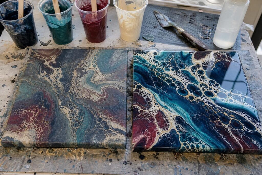 Why Acrylic Pours Look Dull After Drying