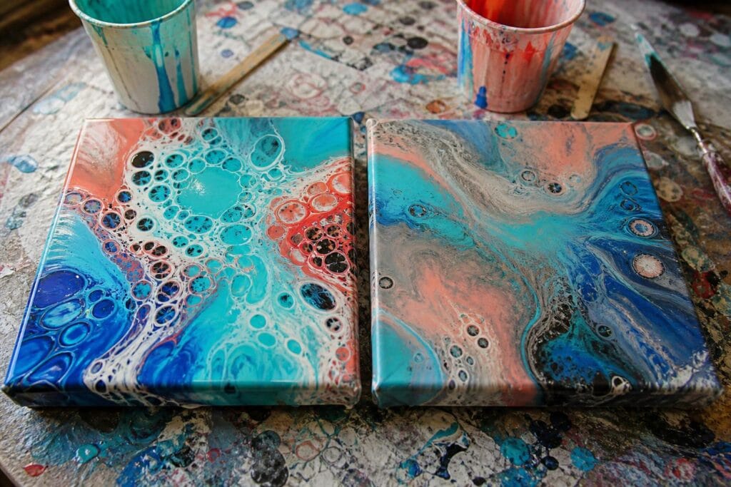 Why Acrylic Pour Cells Disappear While Drying