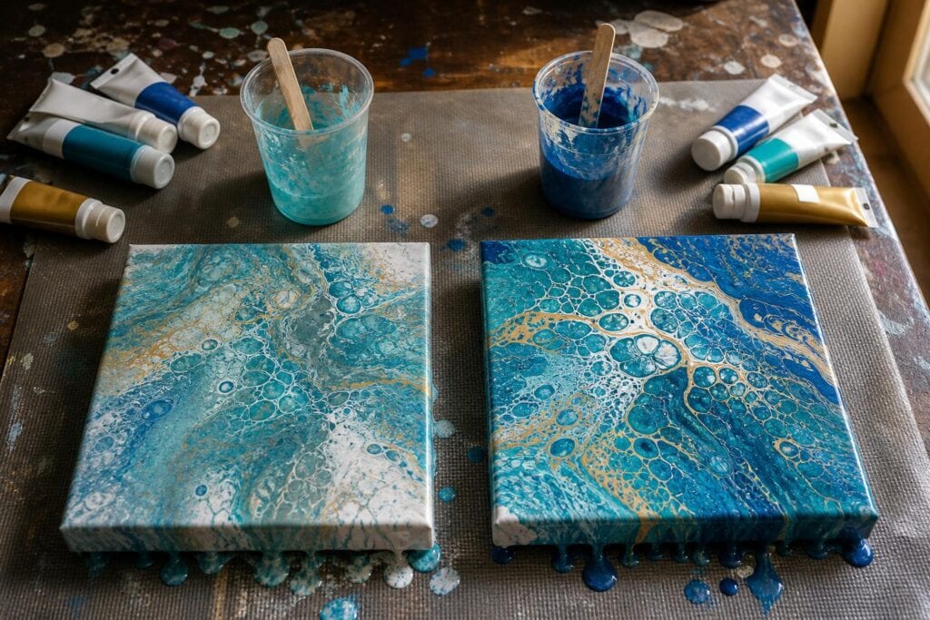 Cheap vs Premium Acrylic Paint for Acrylic Pouring