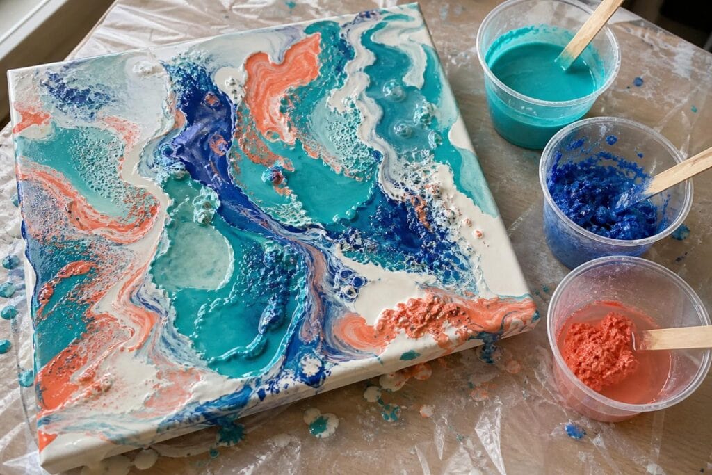What Causes Paint to Separate During an Acrylic Pour