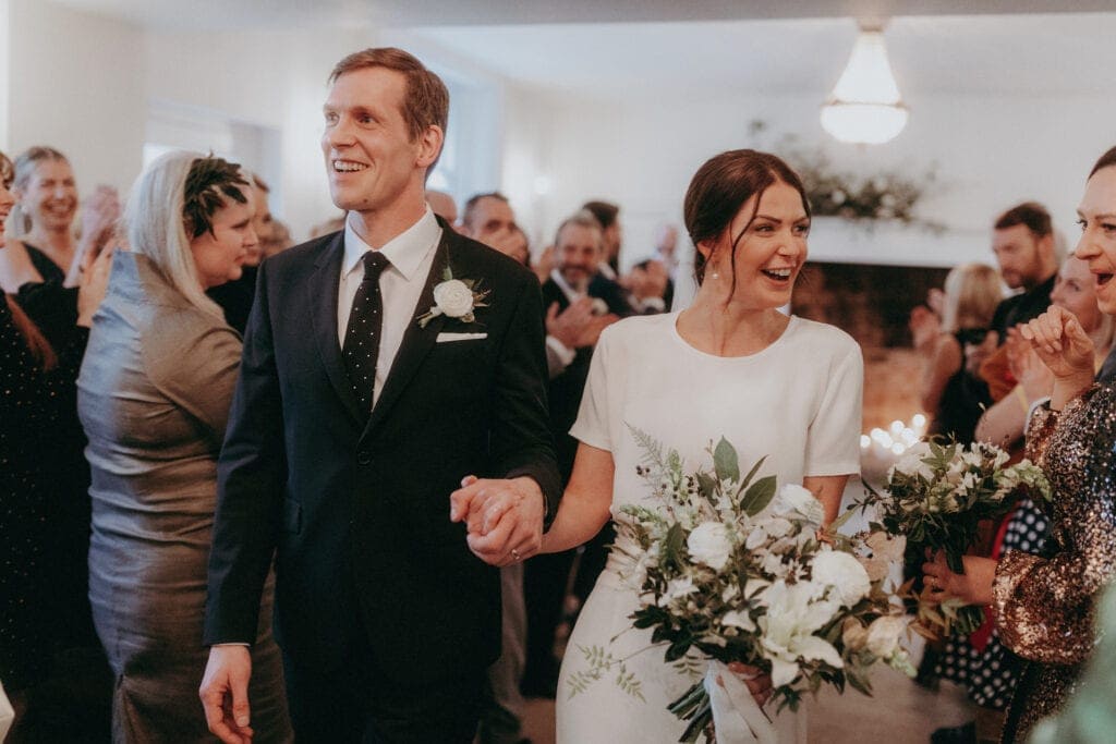winter wedding at Aswarby Rectory in Sleaford Lincolnshire