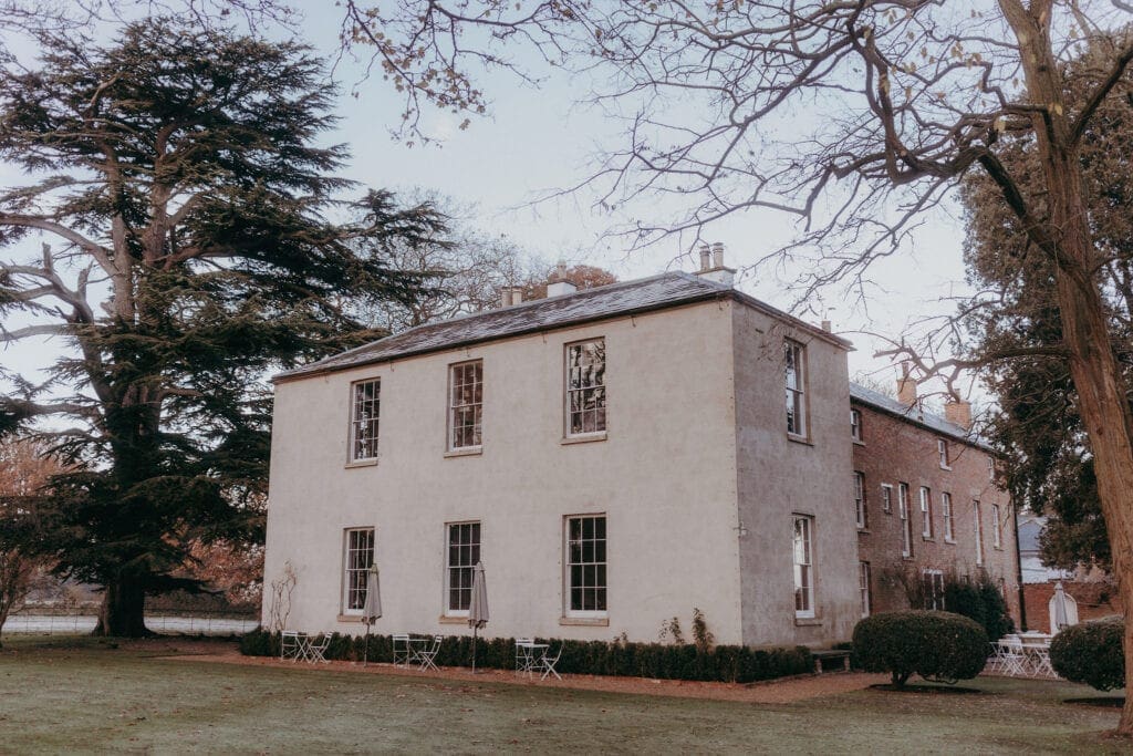 winter wedding at Aswarby Rectory in Sleaford Lincolnshire