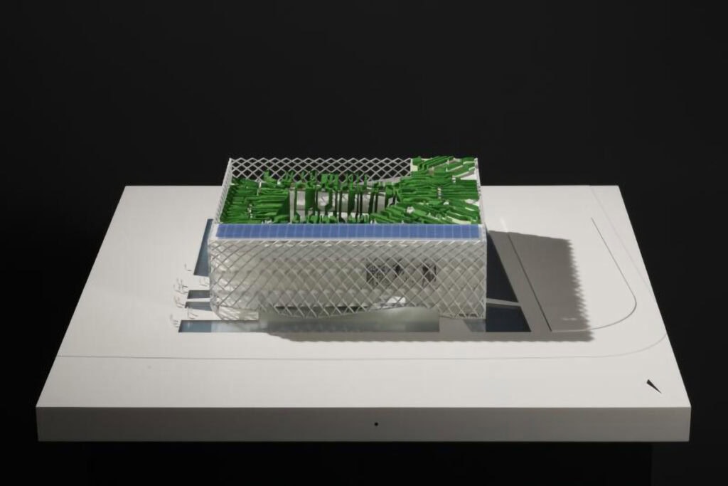 Maquette de concours de l'exposition universelle de Shanghai par Ferrier