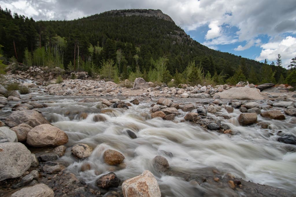 rocky mountain national park alluvial fan