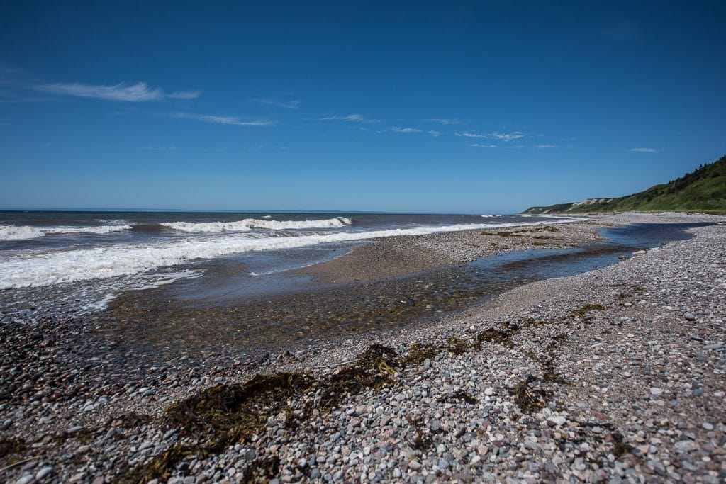 Rocky Beach and crashing waves...a perfect lunch spot.