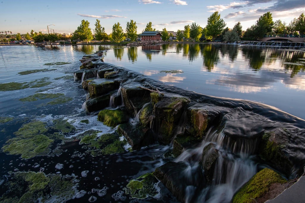 Water feature outside of the Westin Hotel in Westminster Colorado