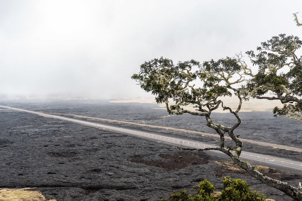 views from Pu'u Huluhulu Cinder Cone Hike near mauna kea on the big island