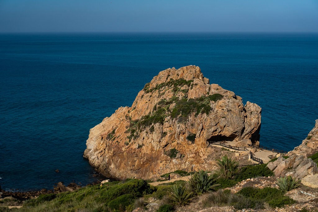 views of strait of gibraltar in tangier on day trip to Morocco