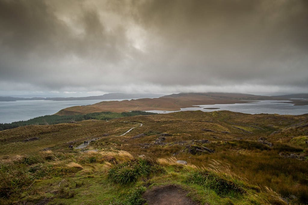 Amazing view from the midway point up the Old Man of Storr walk