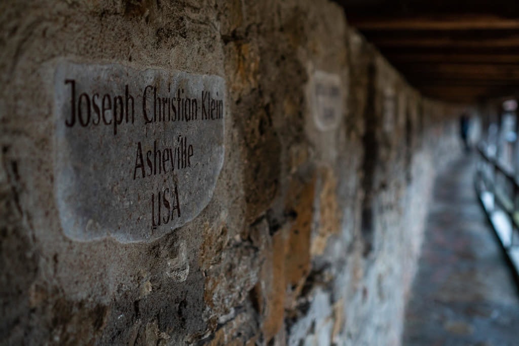 learning history in rothenburg while walking iconic Rothenburg City Wall