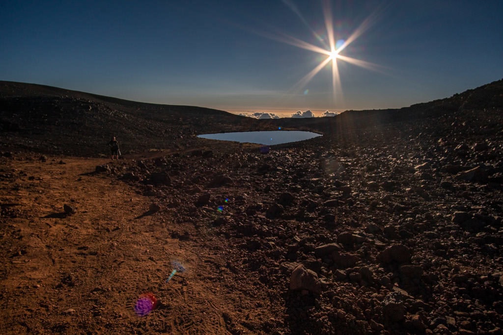 mauna kea summit sunset