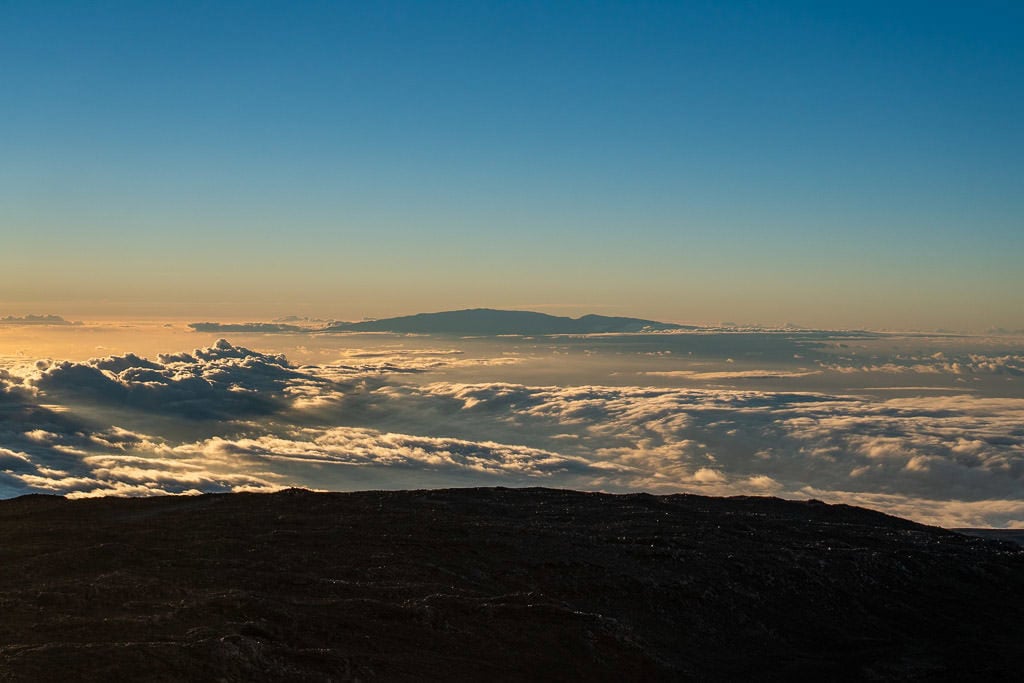 mauna kea summit sunset