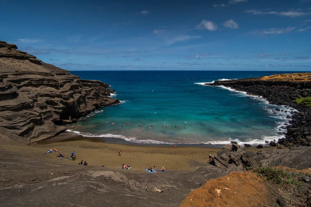 Papakolea Green Sand Beach Big Island Hawaii