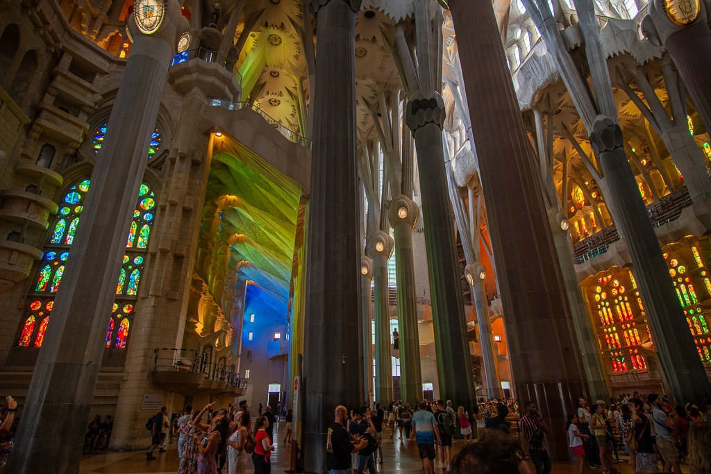 barcelona layover - sagrada familia