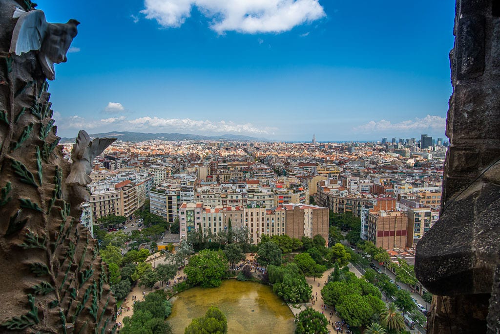 barcelona layover - sagrada familia