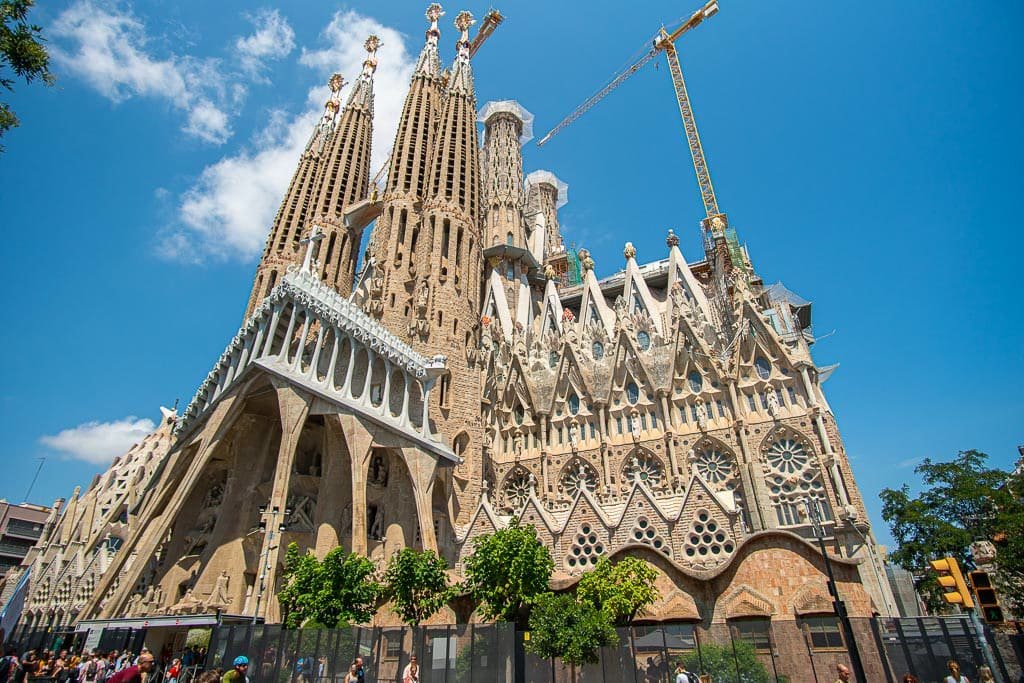 barcelona layover - sagrada familia