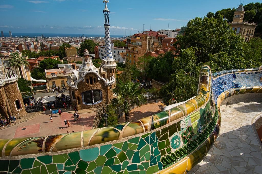 barcelona layover - park guell