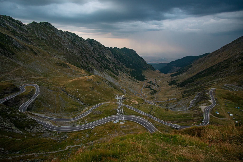 Transfagarasan Highway in romania