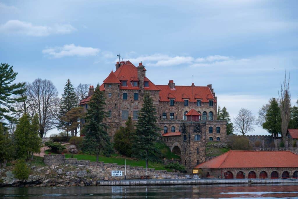 Singer castle in Thousand Islands