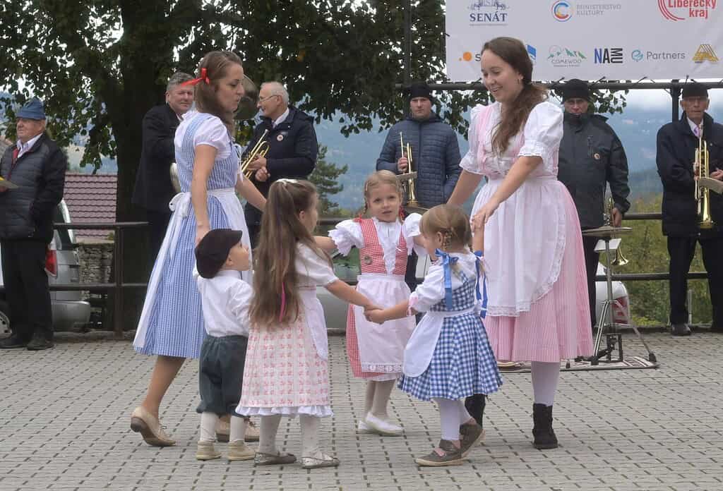 Tradiční součást vítání souborů | foto: archiv přehlídky