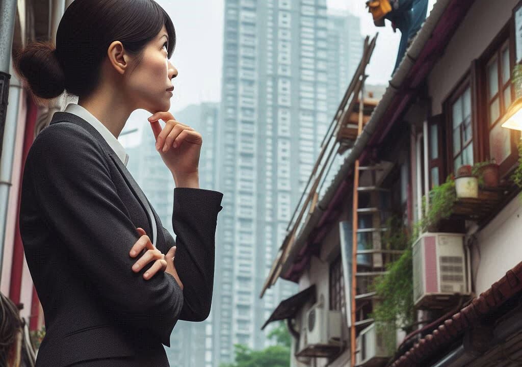 detective privado investigación baja laboral hombre trabajando azotea domicilio