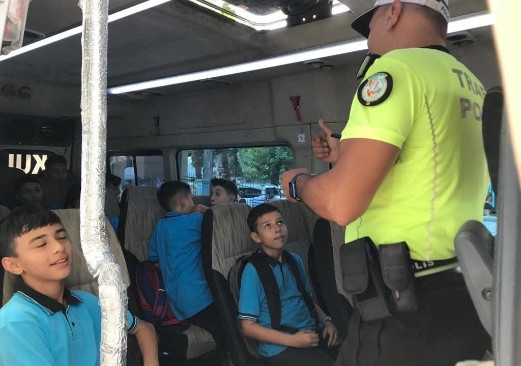 MUĞLA’DA OKUL SERVİSLERİNE SIKI DENETİM