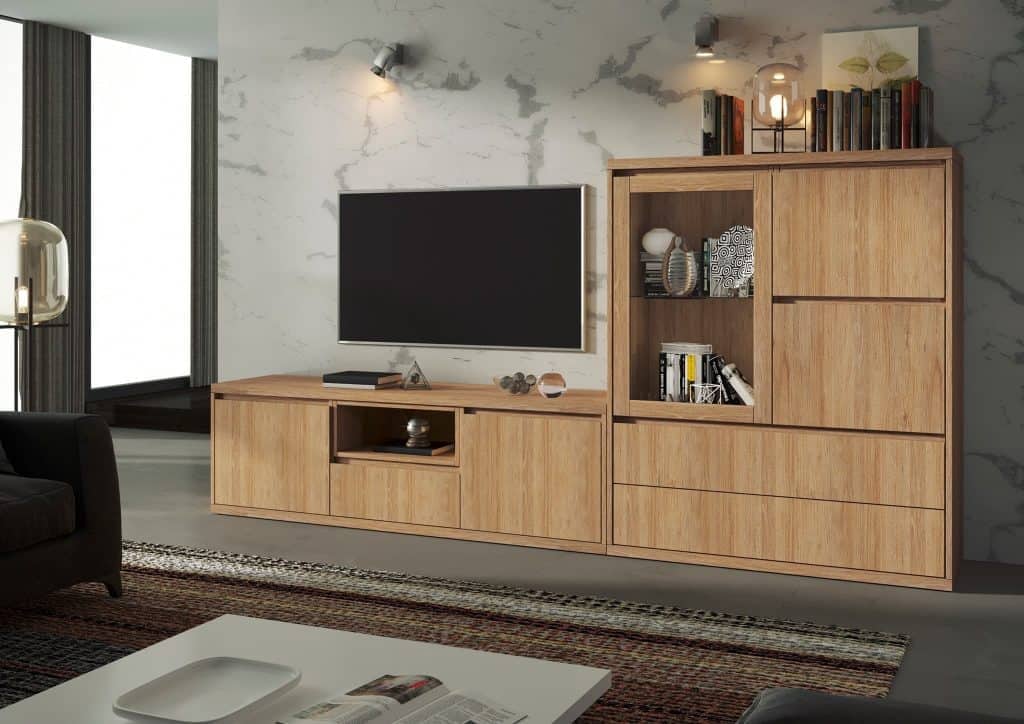 Módulo para TV y vitrina comedor 3