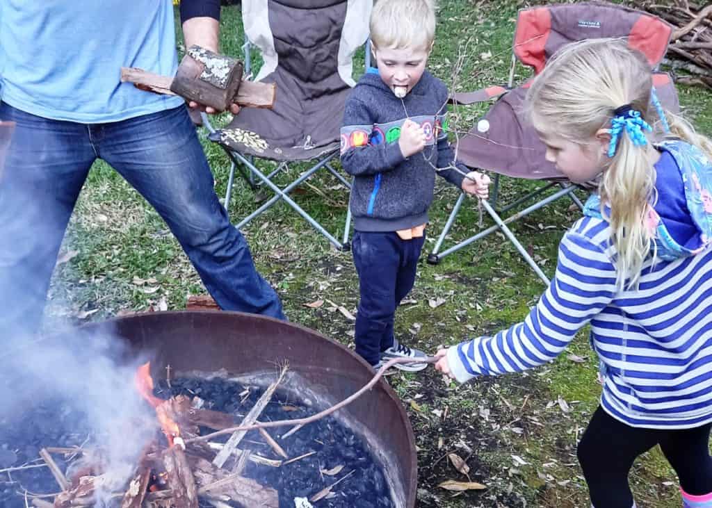 Winter Camping Kids