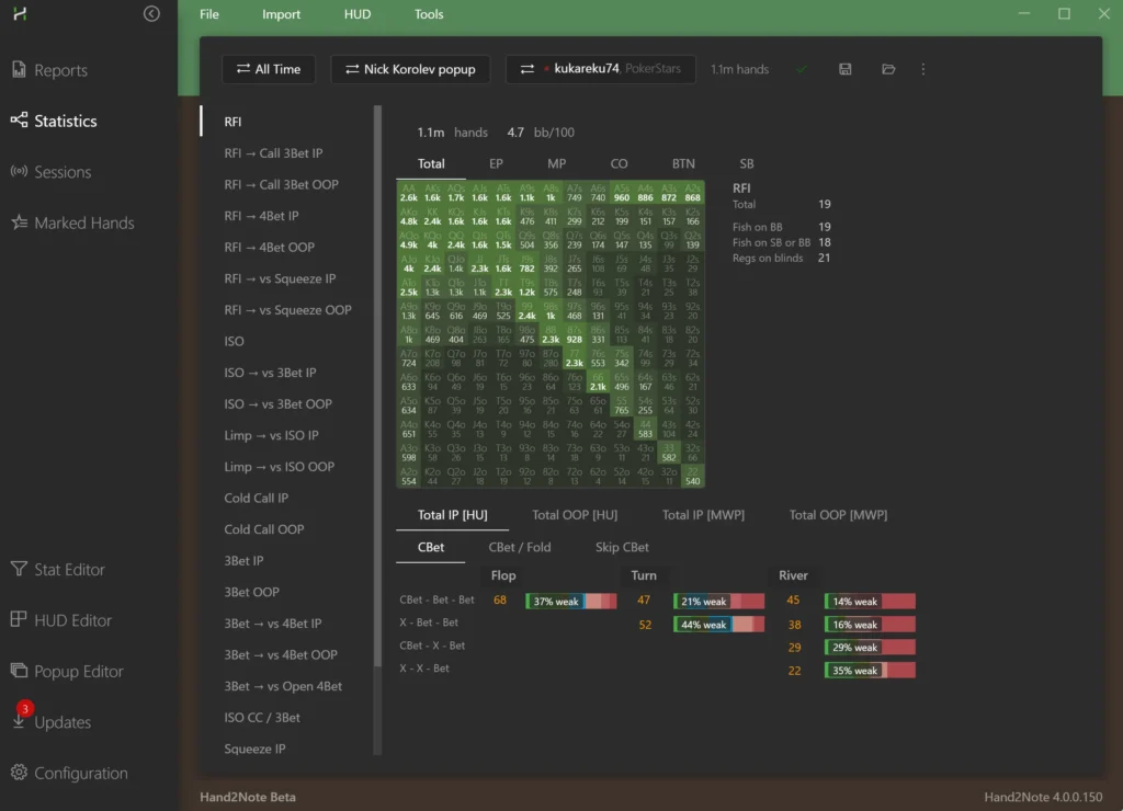 Hand2Note poker hud