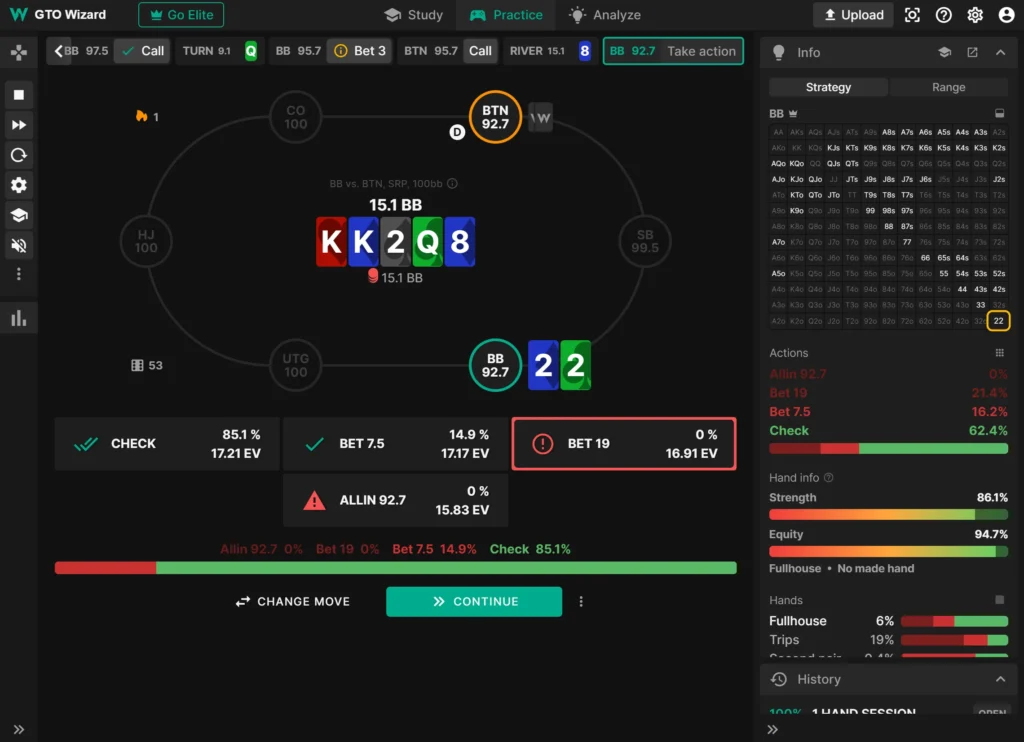 Poker GTO Trainer