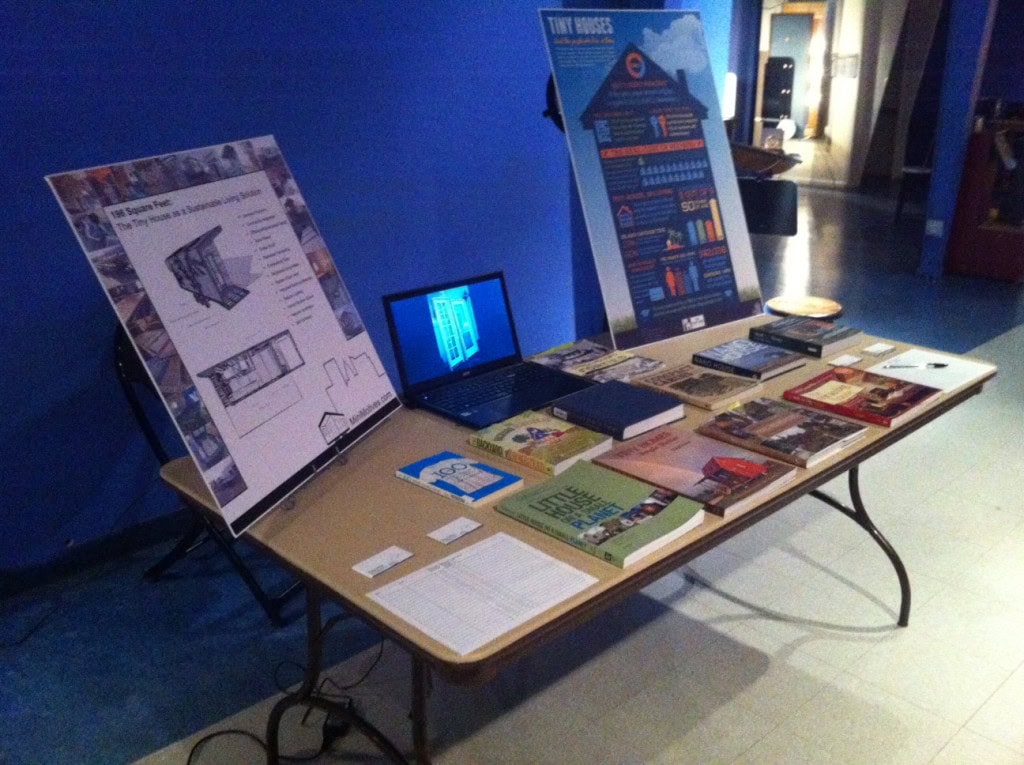 I also made a copy of Ryan's Infographic from thetinylife.com to give people something to look over, it was very well mulled over!