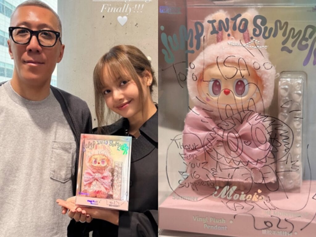 Kado Spesial untuk Lisa BLACKPINK dari Pencipta Labubu