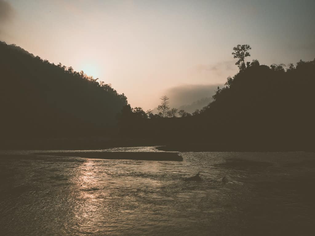 Sunrise over the Seti River