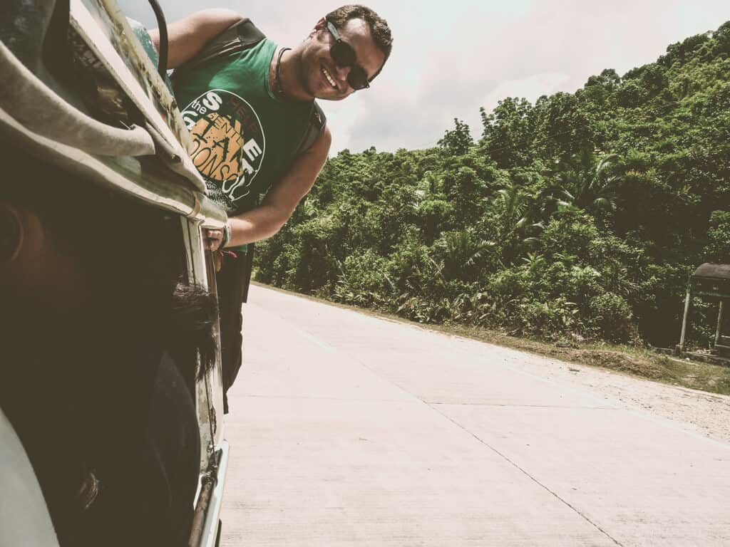 Hitching a ride in the Philippines