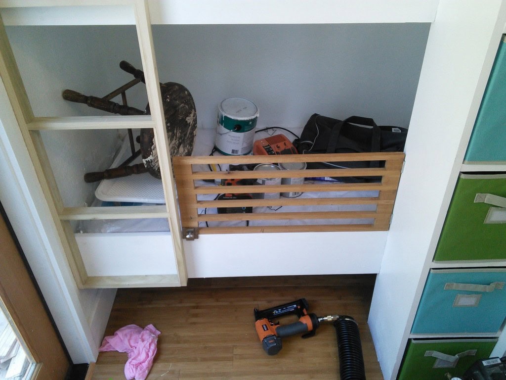 And with the ladder in place.