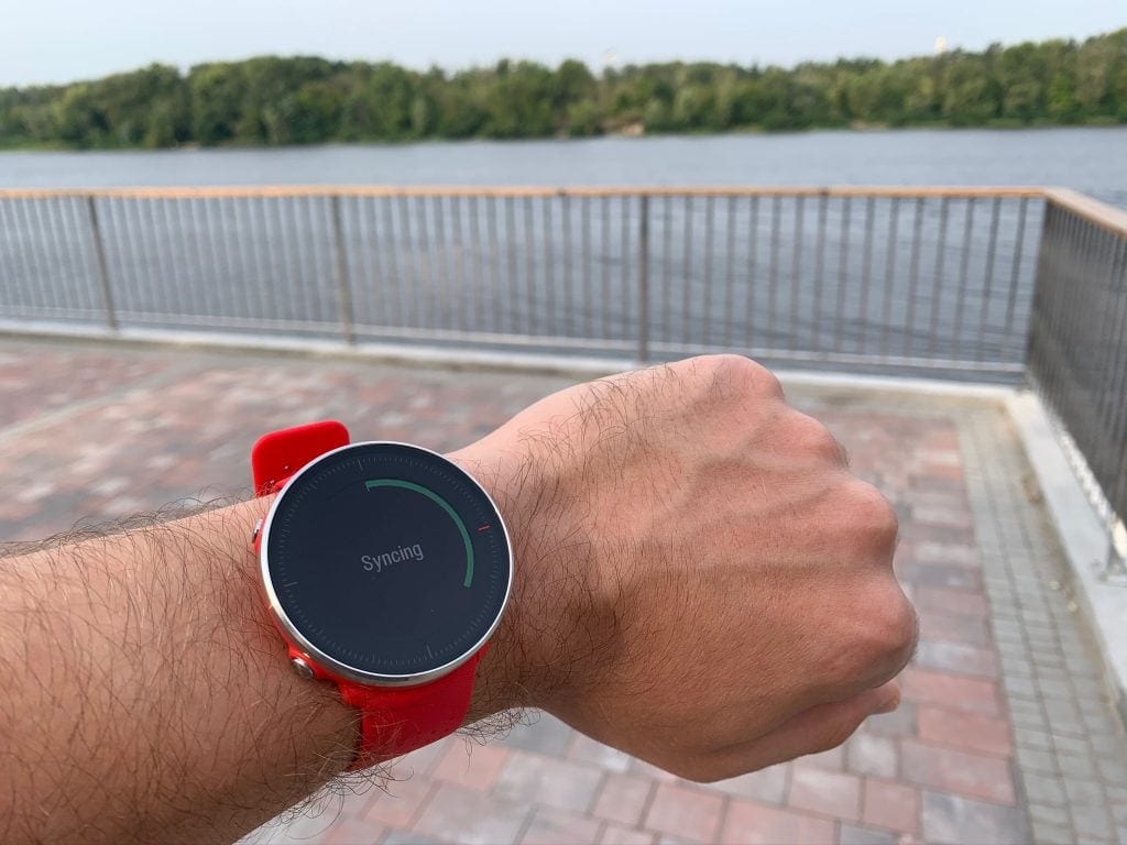 Обзор Polar Vantage M и 96 километров пробежек 9 Синхронизация Polar Vantage M